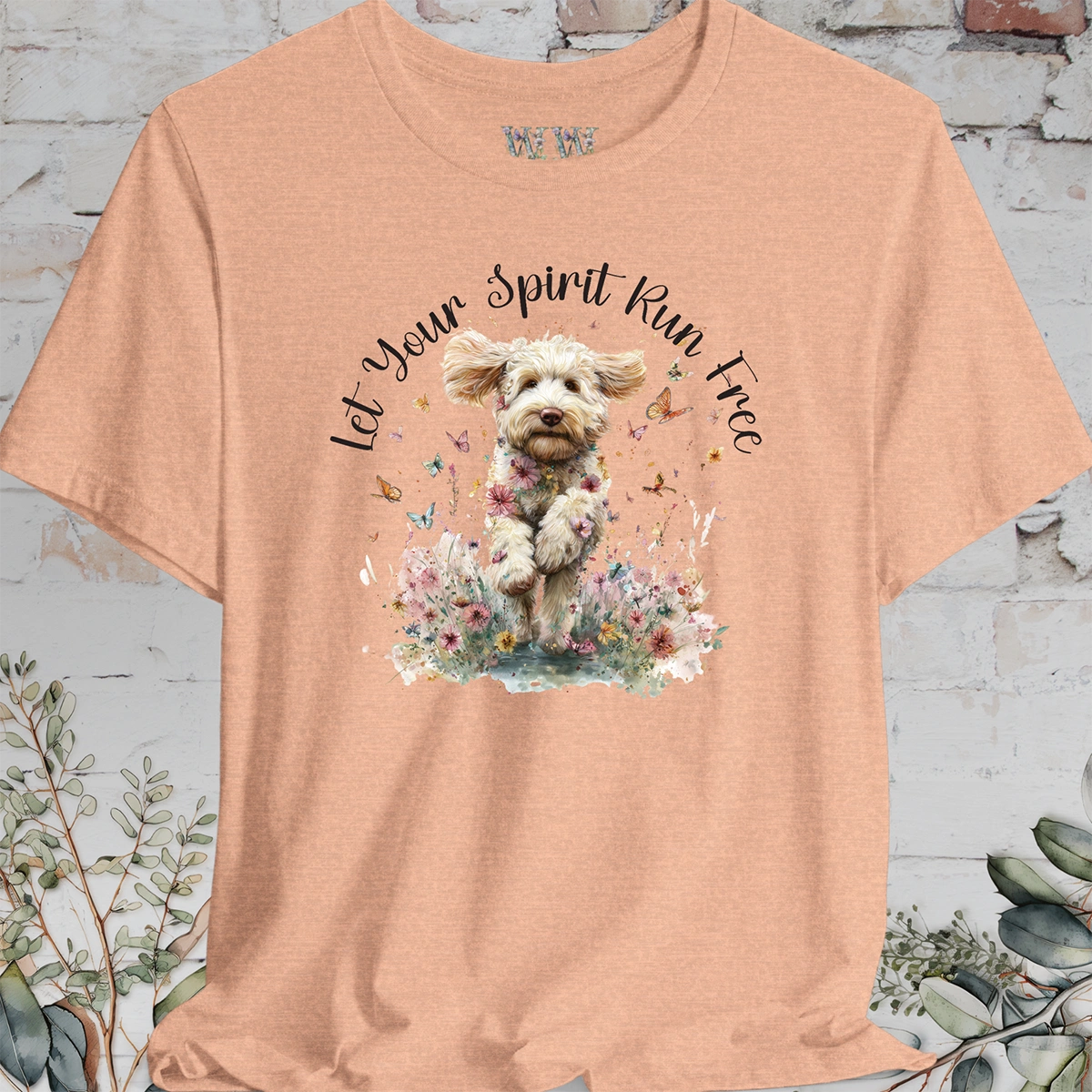 Labradoodle 'Let your spirit run free' T shirt