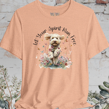 Labradoodle 'Let your spirit run free' T shirt