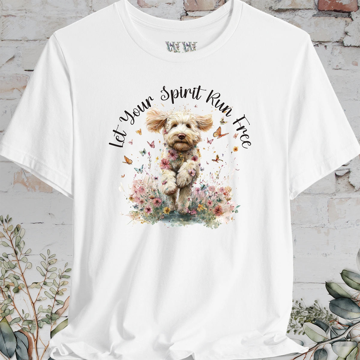 Labradoodle 'Let your spirit run free' T shirt