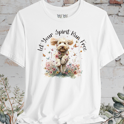 Labradoodle 'Let your spirit run free' T shirt