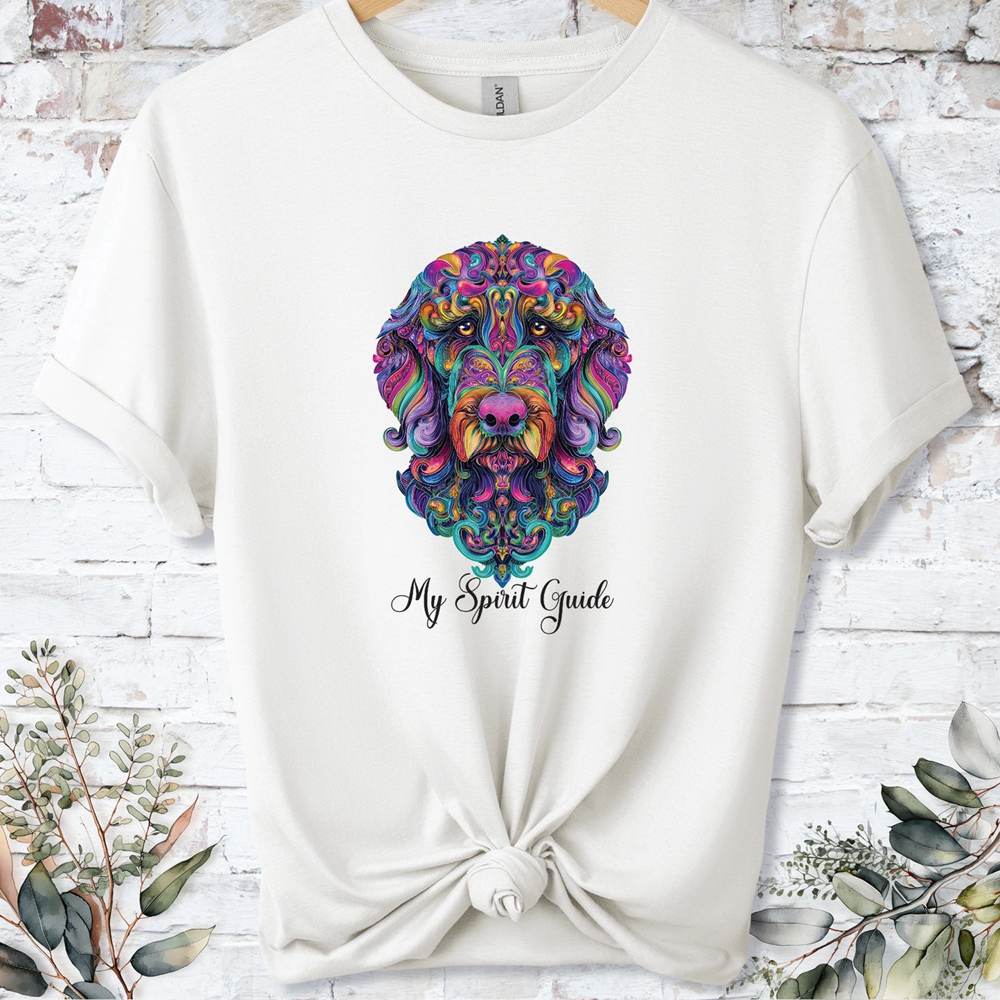 Labradoodle My Spirit Guide, Short Sleeve Unisex Tee