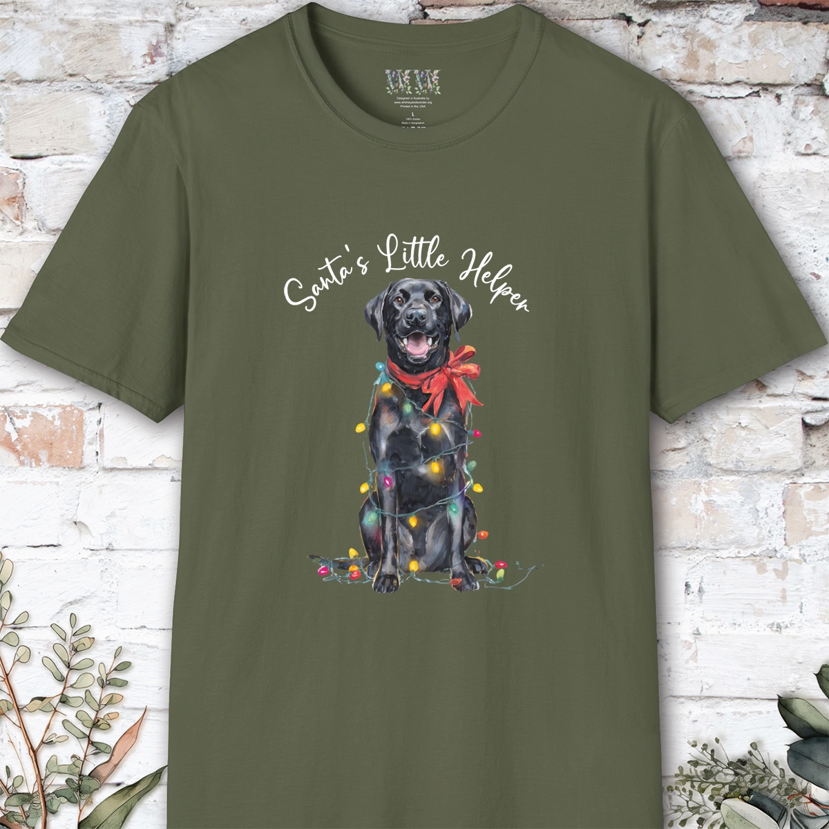 Labrador #2 Santa's little helper. unisex T shirt