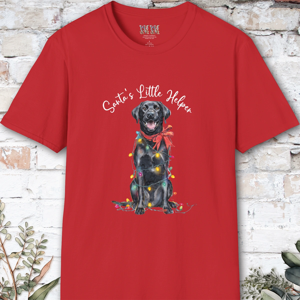 Labrador #2 Santa's little helper. unisex T shirt