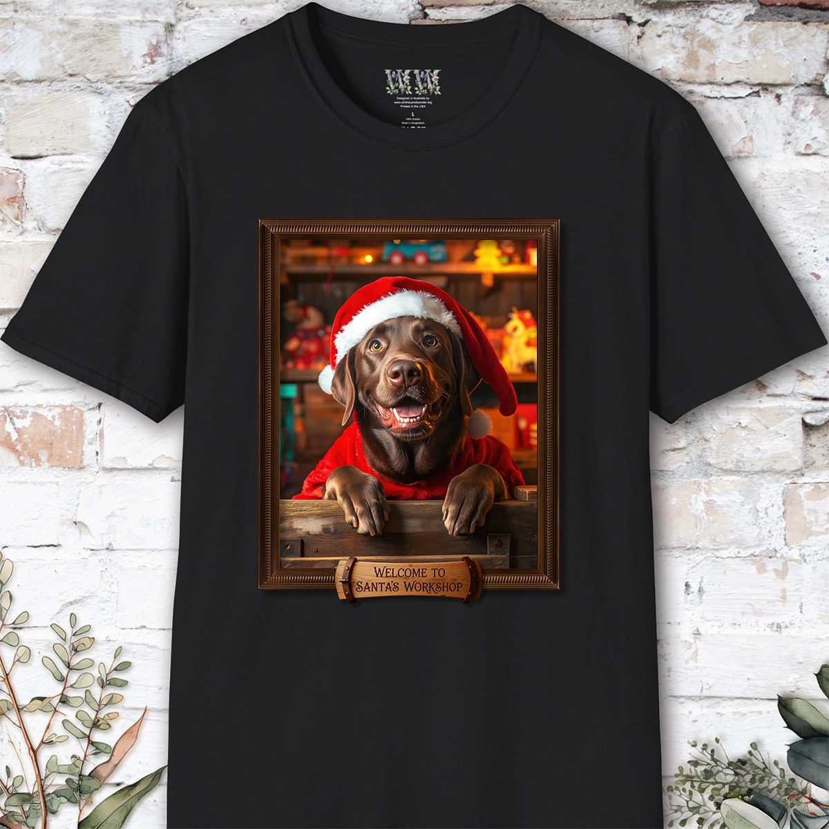 Labrador #3 Santa's Workshop Unisex T shirt