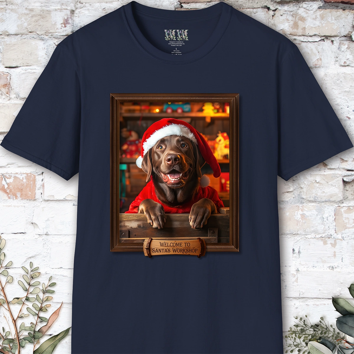 Labrador #3 Santa's Workshop Unisex T shirt