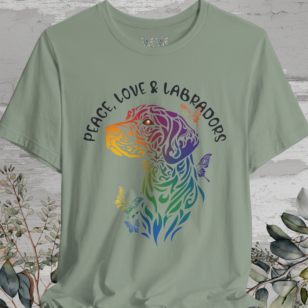 Peace, Love & Labradors #2 T shirt