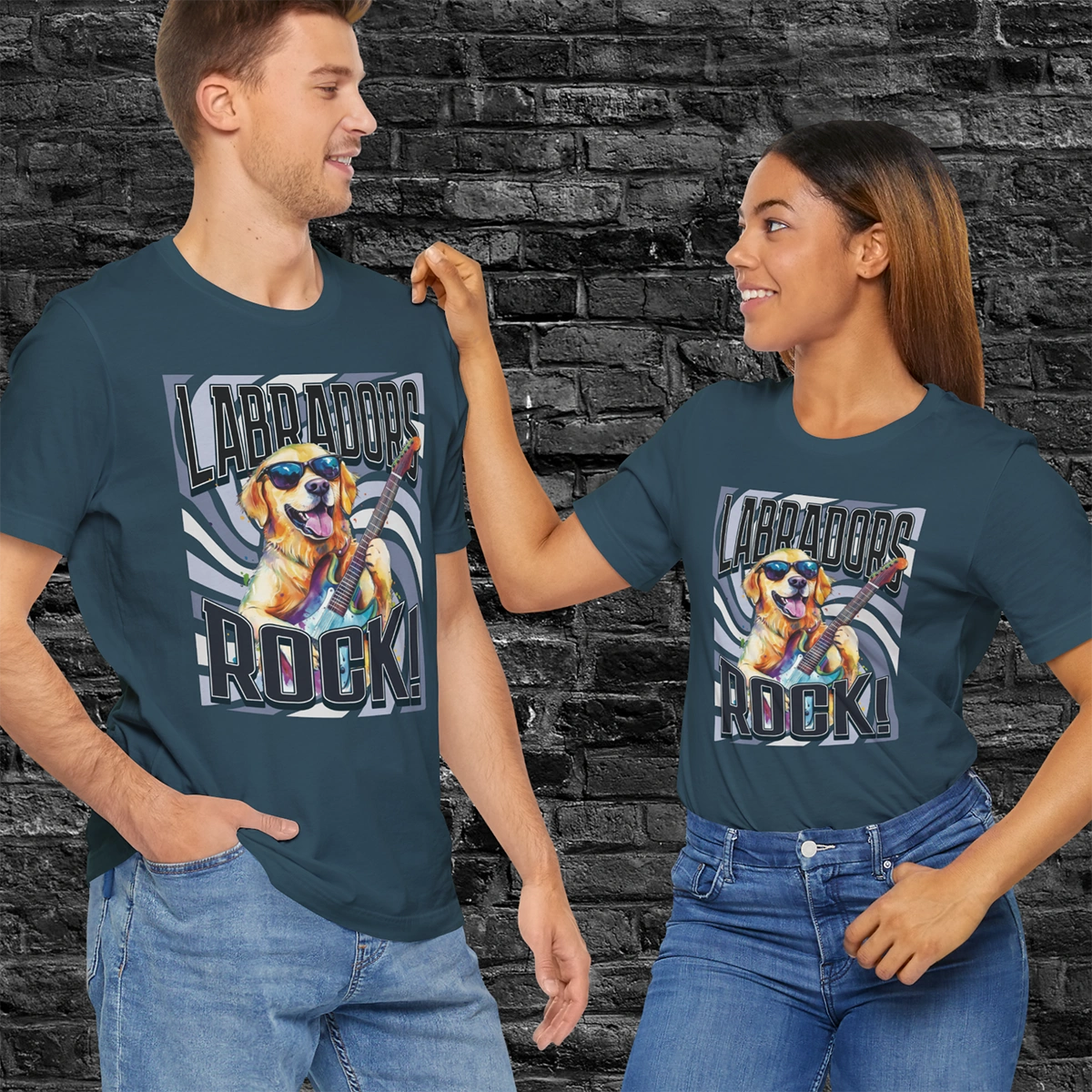 Labradors Rock #6 T shirt