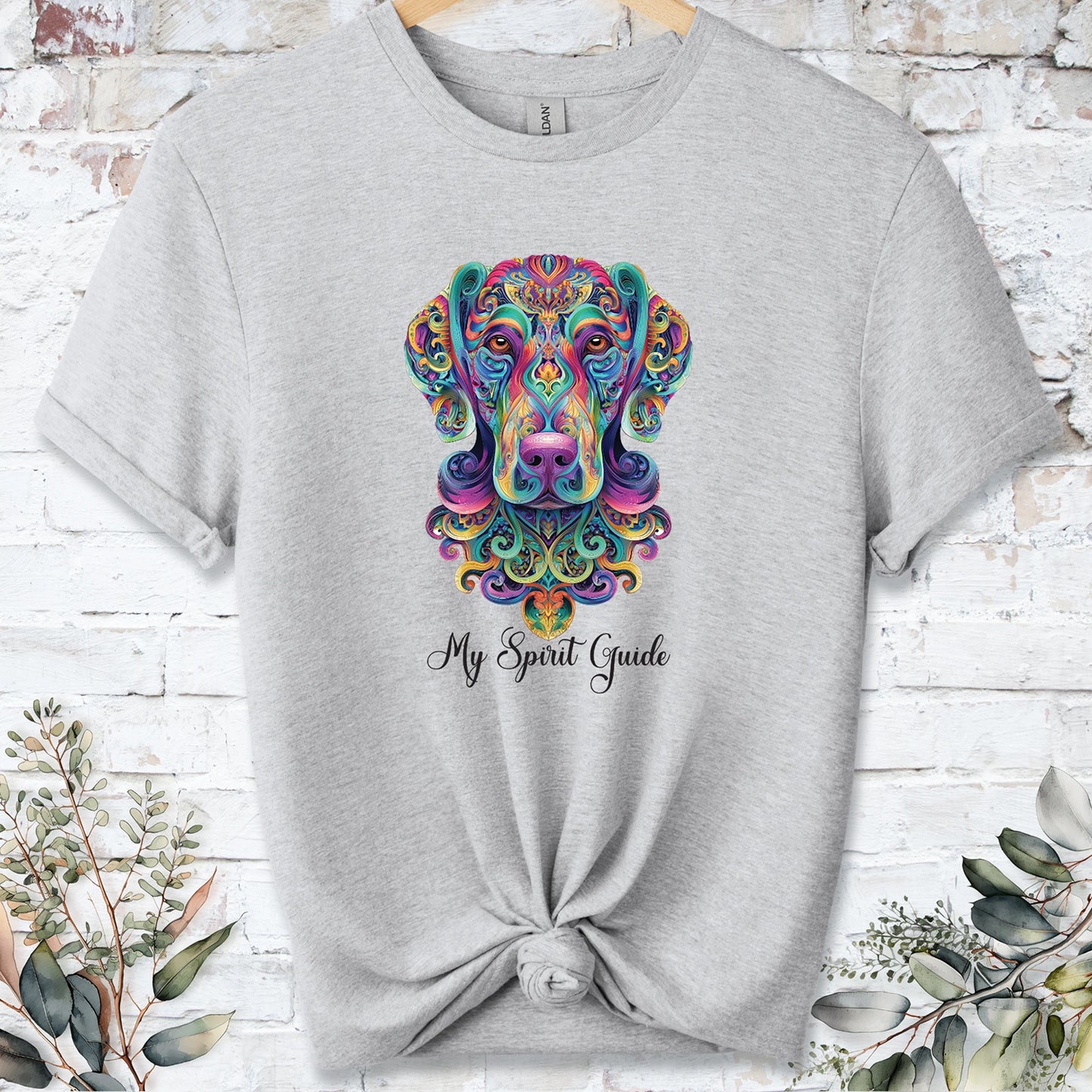 Labrador My Spirit Guide, Short Sleeve Unisex Tee