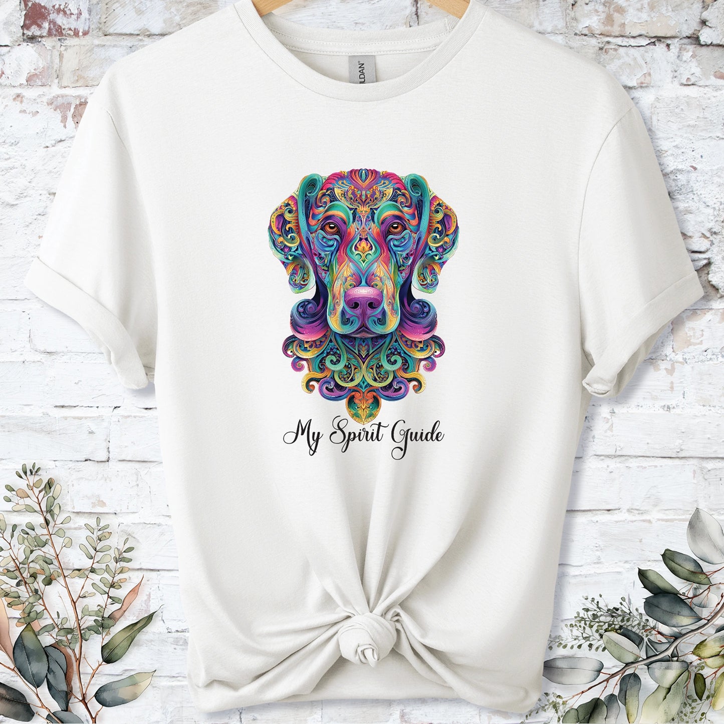 Labrador My Spirit Guide, Short Sleeve Unisex Tee