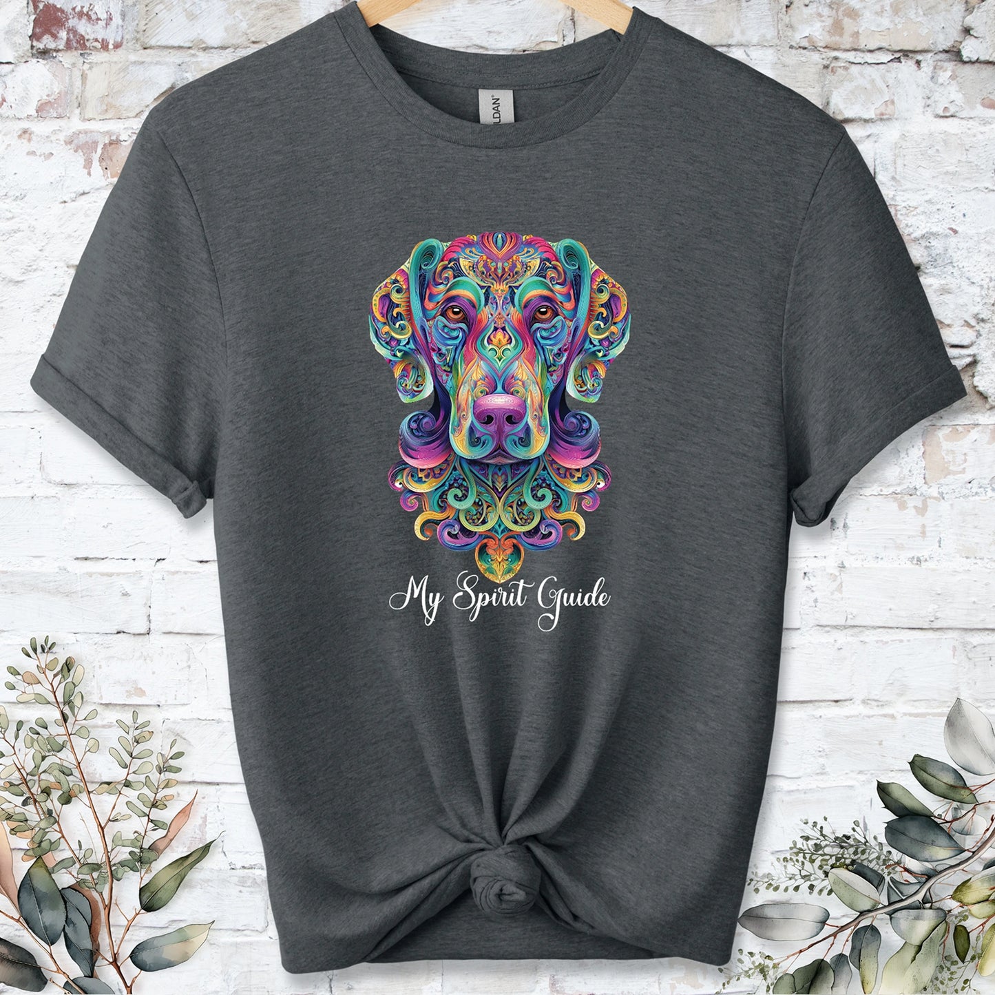 Labrador My Spirit Guide, Short Sleeve Unisex Tee