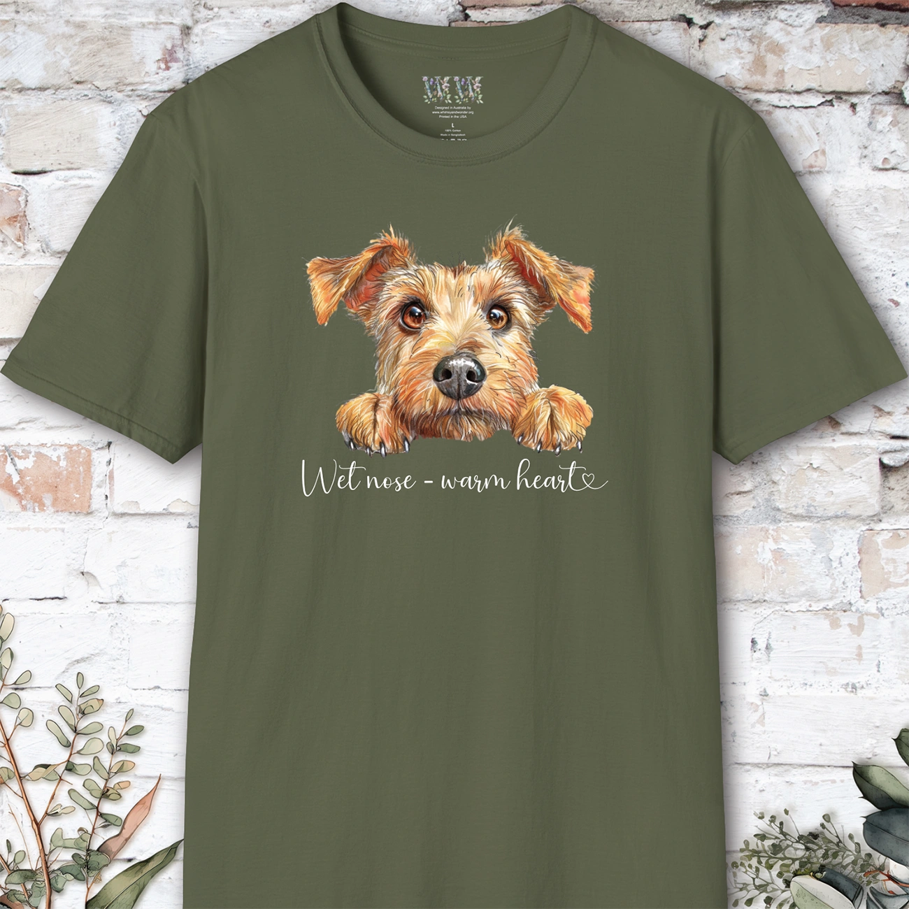 Lakeland Terrier - Wet nose - warm heart, Unisex T shirt