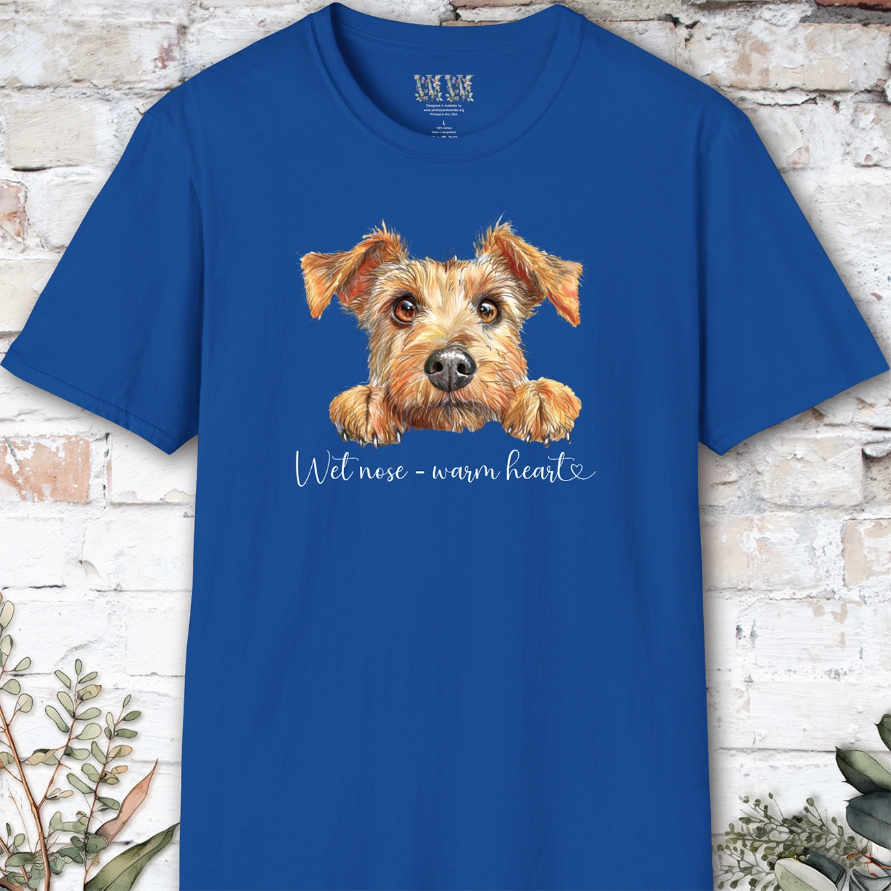 Lakeland Terrier - Wet nose - warm heart, Unisex T shirt