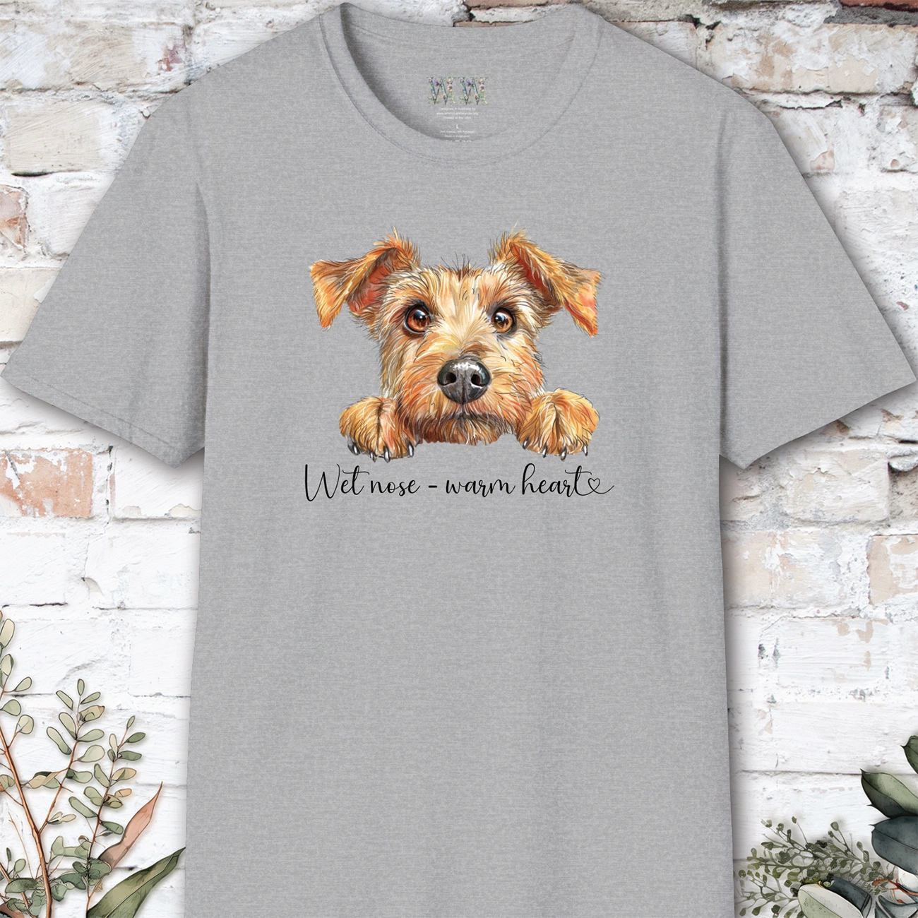 Lakeland Terrier - Wet nose - warm heart, Unisex T shirt