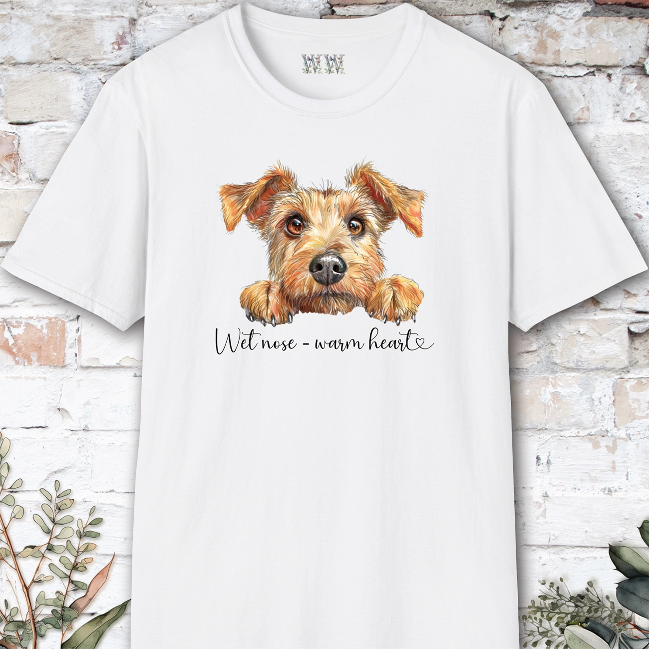 Lakeland Terrier - Wet nose - warm heart, Unisex T shirt
