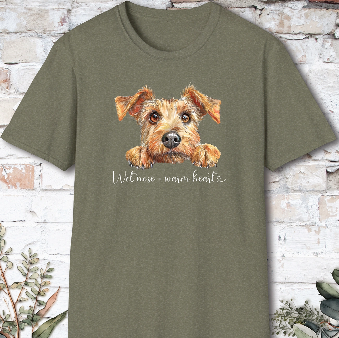 Lakeland Terrier - Wet nose - warm heart, Unisex T shirt
