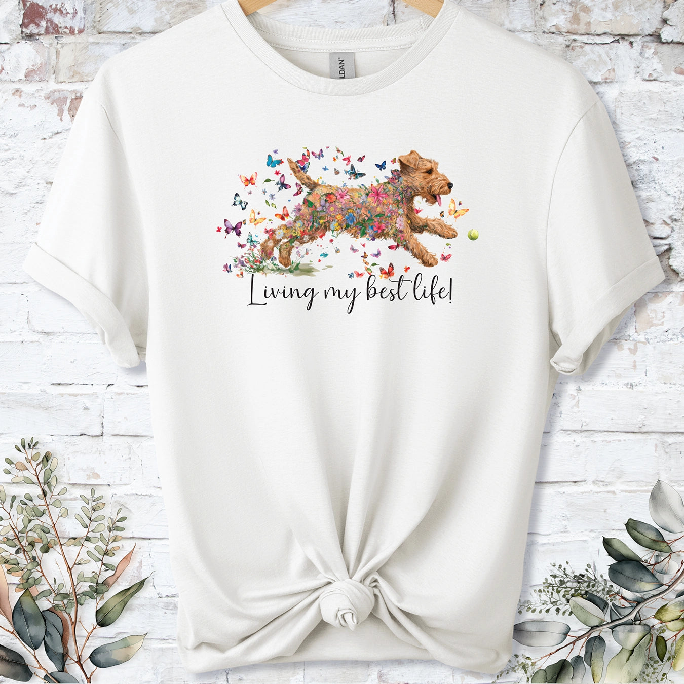 Lakeland Terrier #2, Living my best life, unisex T shirt