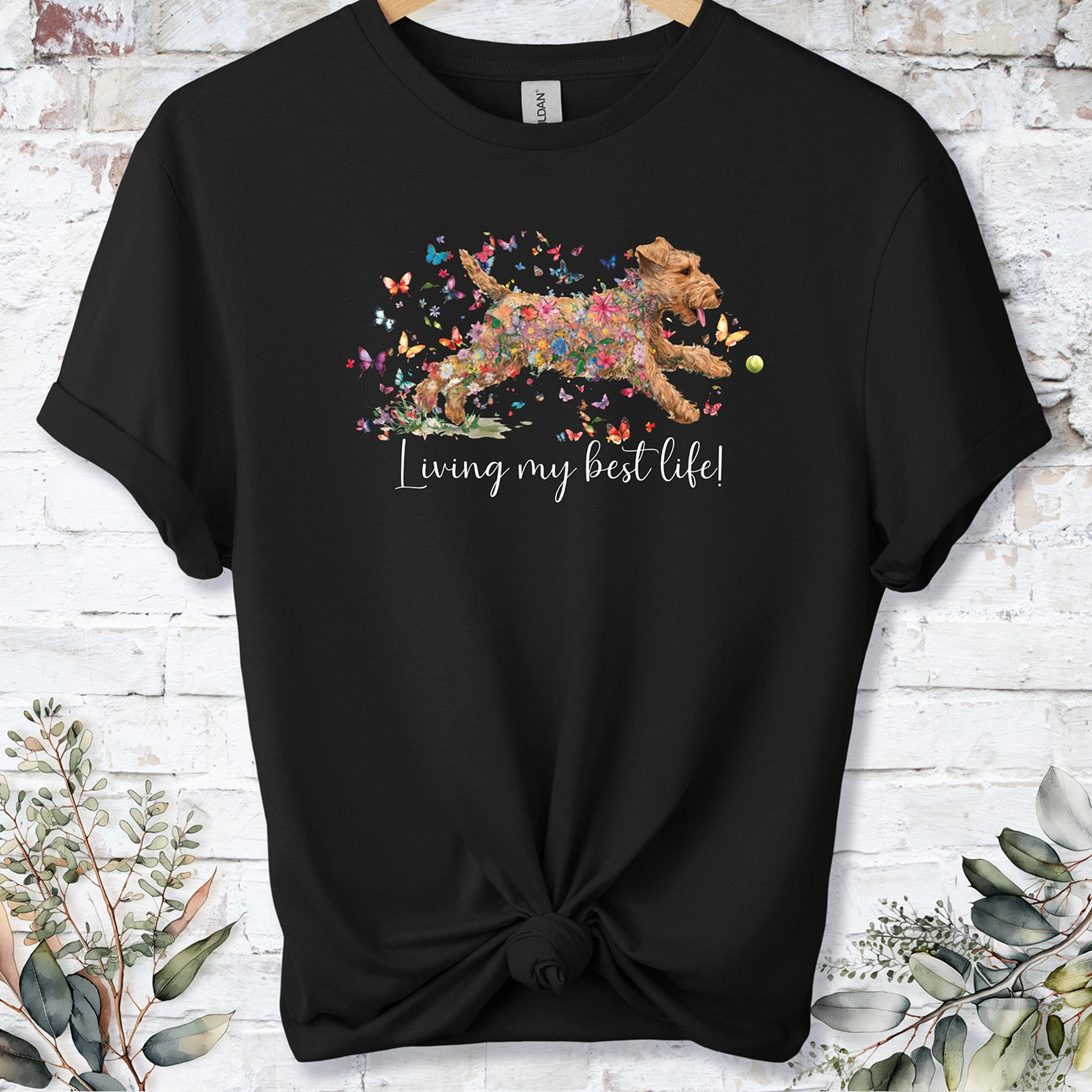 Lakeland Terrier #2, Living my best life, unisex T shirt