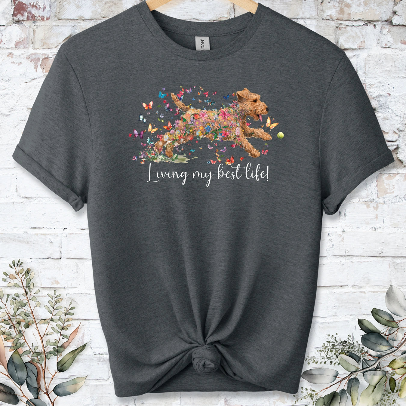 Lakeland Terrier #2, Living my best life, unisex T shirt