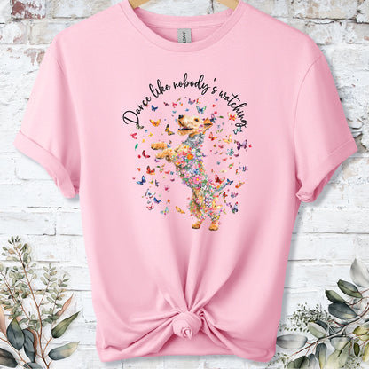 Lakeland Terrier "Dance like nobody's watching" unisex T shirt