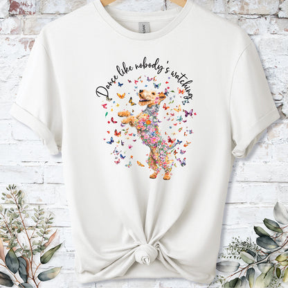 Lakeland Terrier "Dance like nobody's watching" unisex T shirt