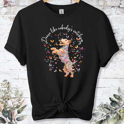 Lakeland Terrier "Dance like nobody's watching" unisex T shirt