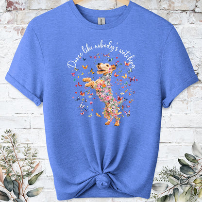 Lakeland Terrier "Dance like nobody's watching" unisex T shirt