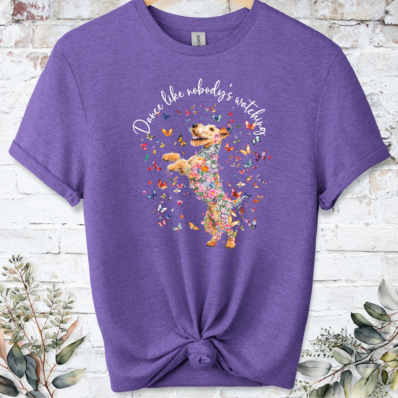 Lakeland Terrier "Dance like nobody's watching" unisex T shirt