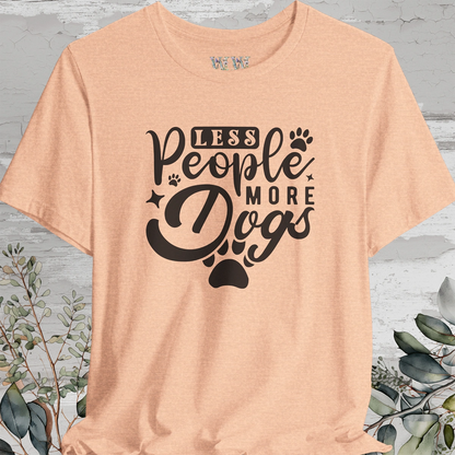 Less People More Dogs, Unisex T shirt