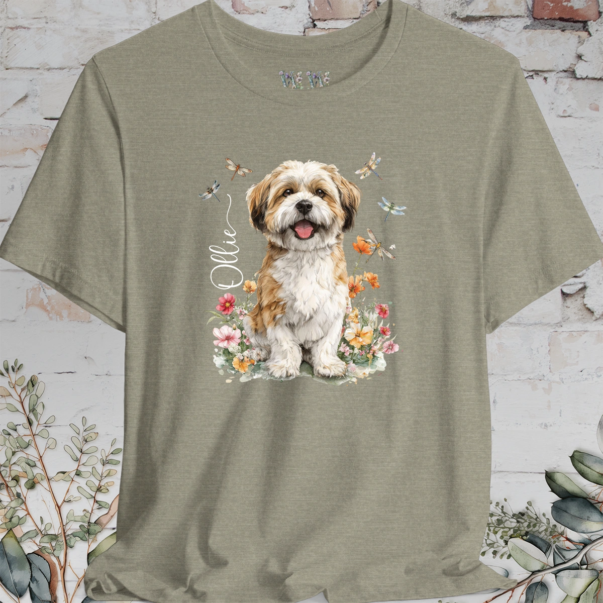 Lhasa Apso Dragonfly Personalized T shirt