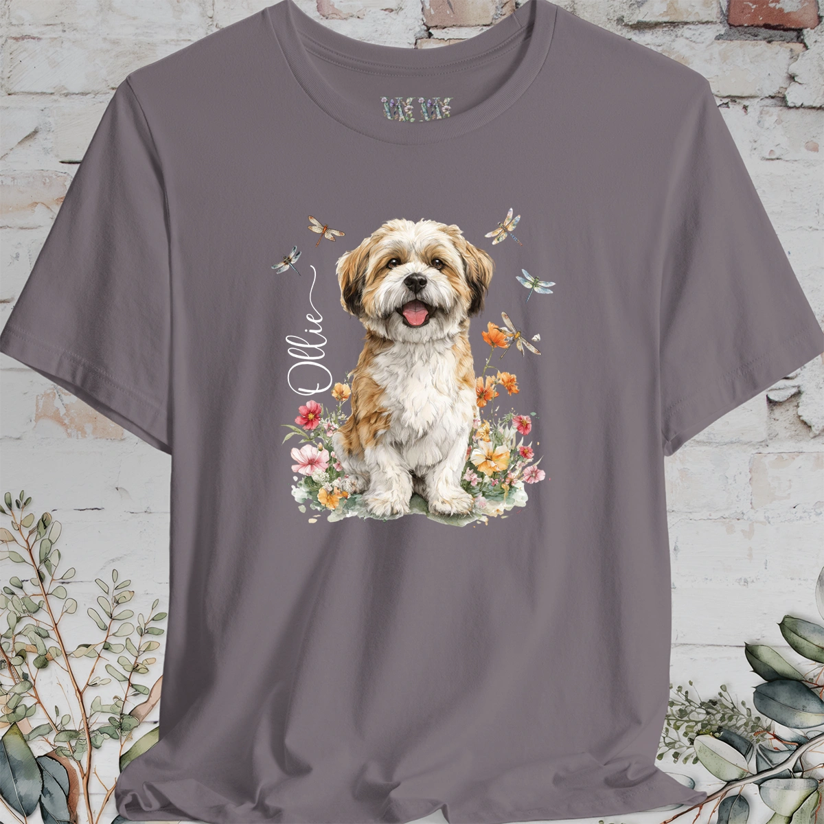 Lhasa Apso Dragonfly Personalized T shirt