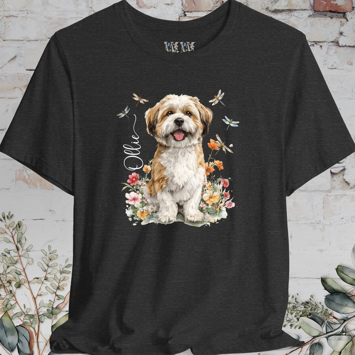 Lhasa Apso Dragonfly Personalized T shirt