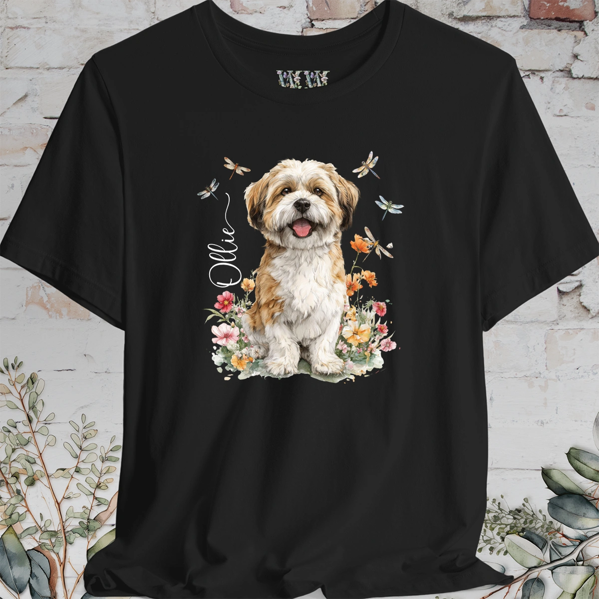 Lhasa Apso Dragonfly Personalized T shirt