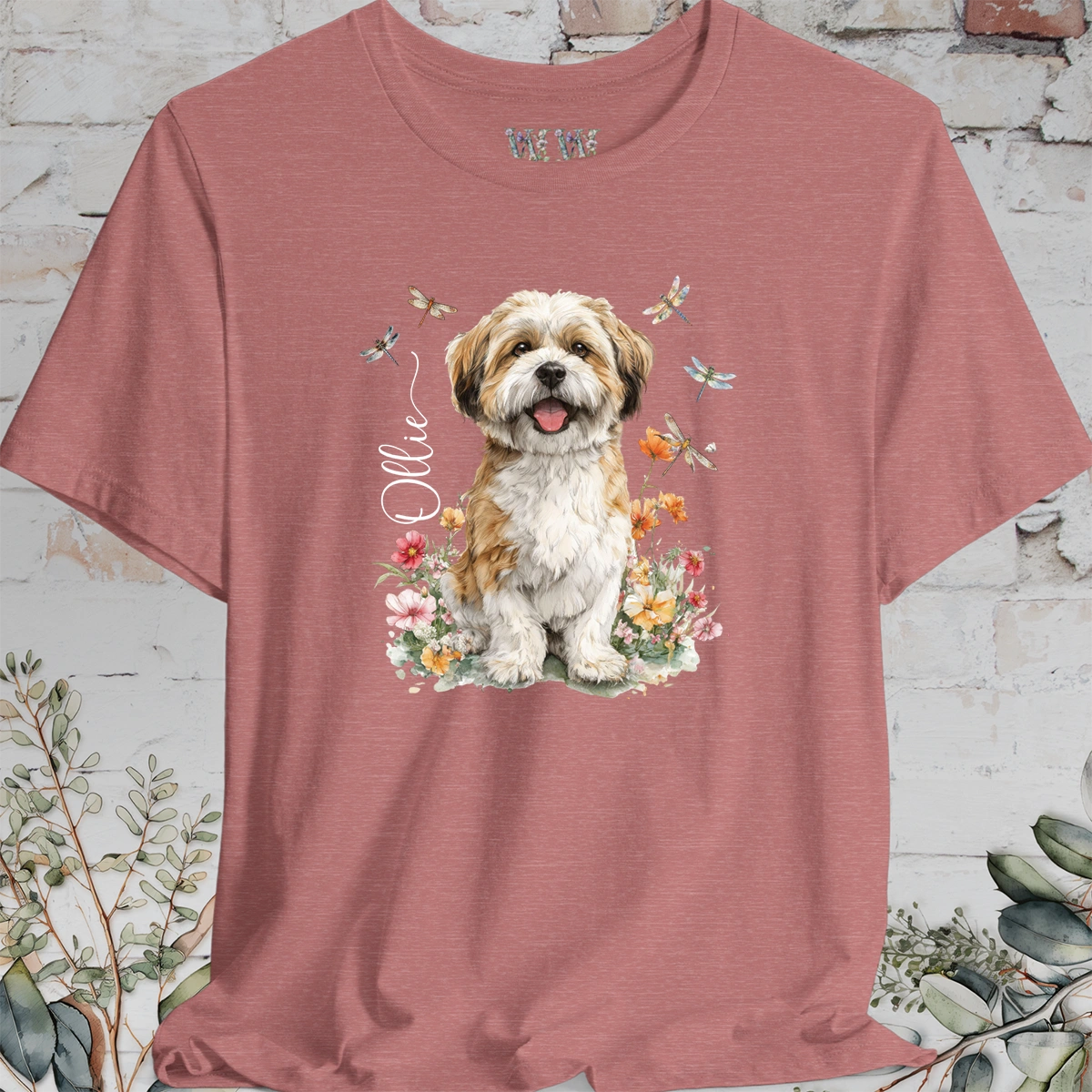 Lhasa Apso Dragonfly Personalized T shirt