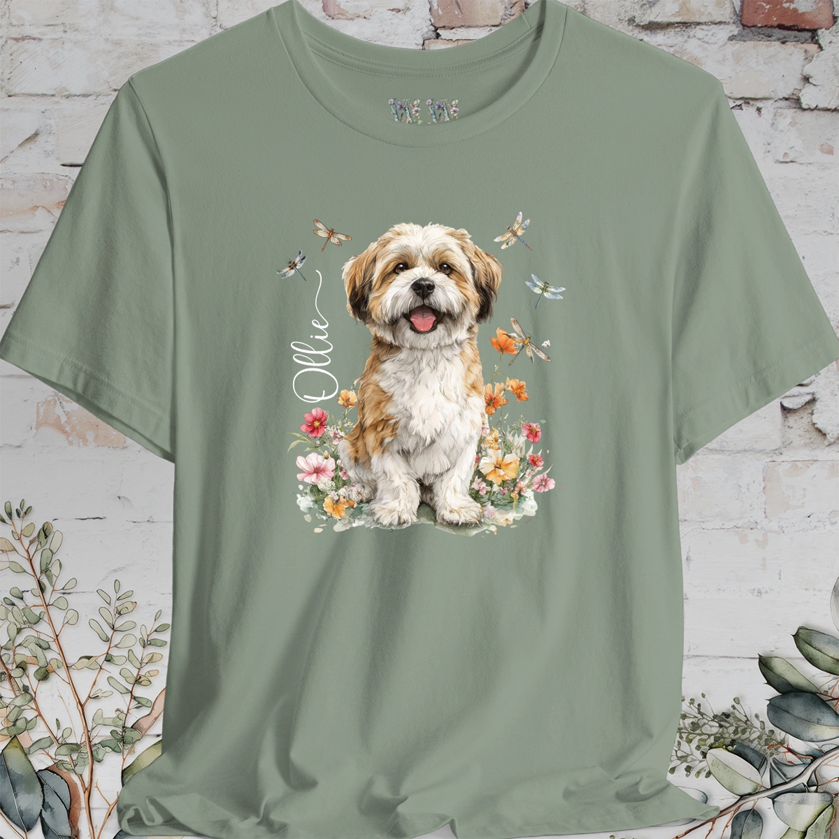 Lhasa Apso Dragonfly Personalized T shirt