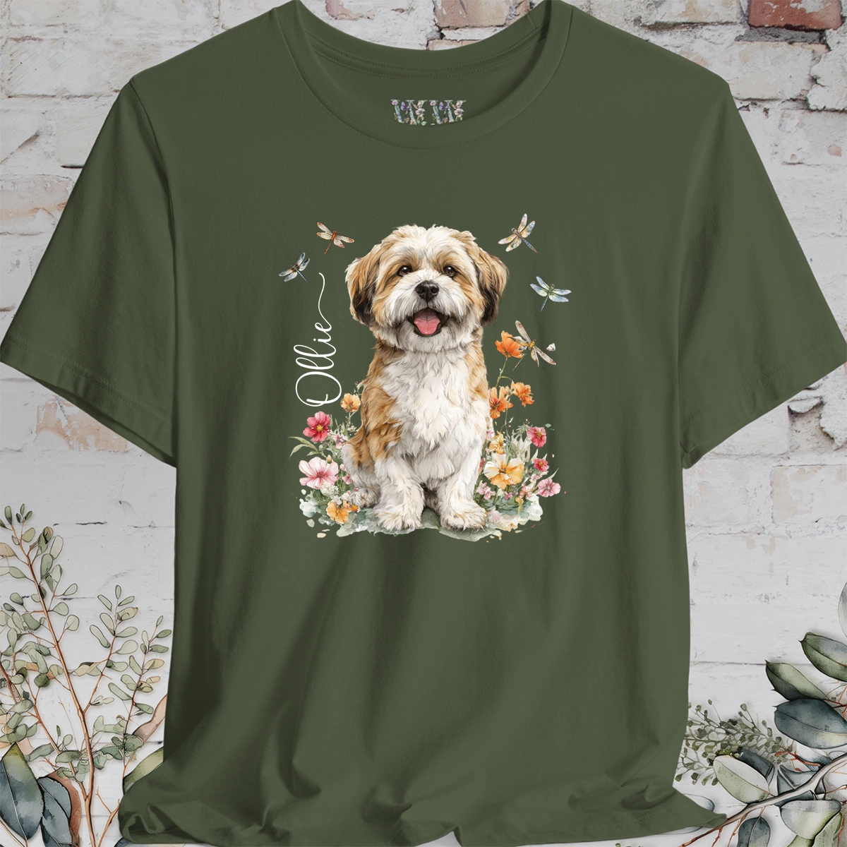 Lhasa Apso Dragonfly Personalized T shirt