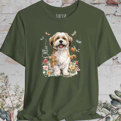 Lhasa Apso Dragonfly Personalized T shirt