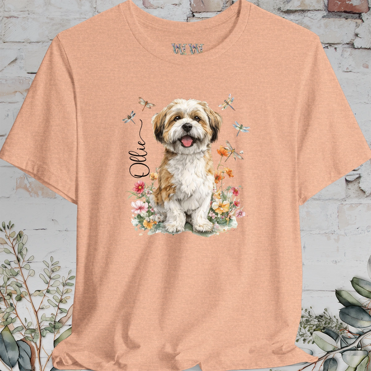 Lhasa Apso Dragonfly Personalized T shirt