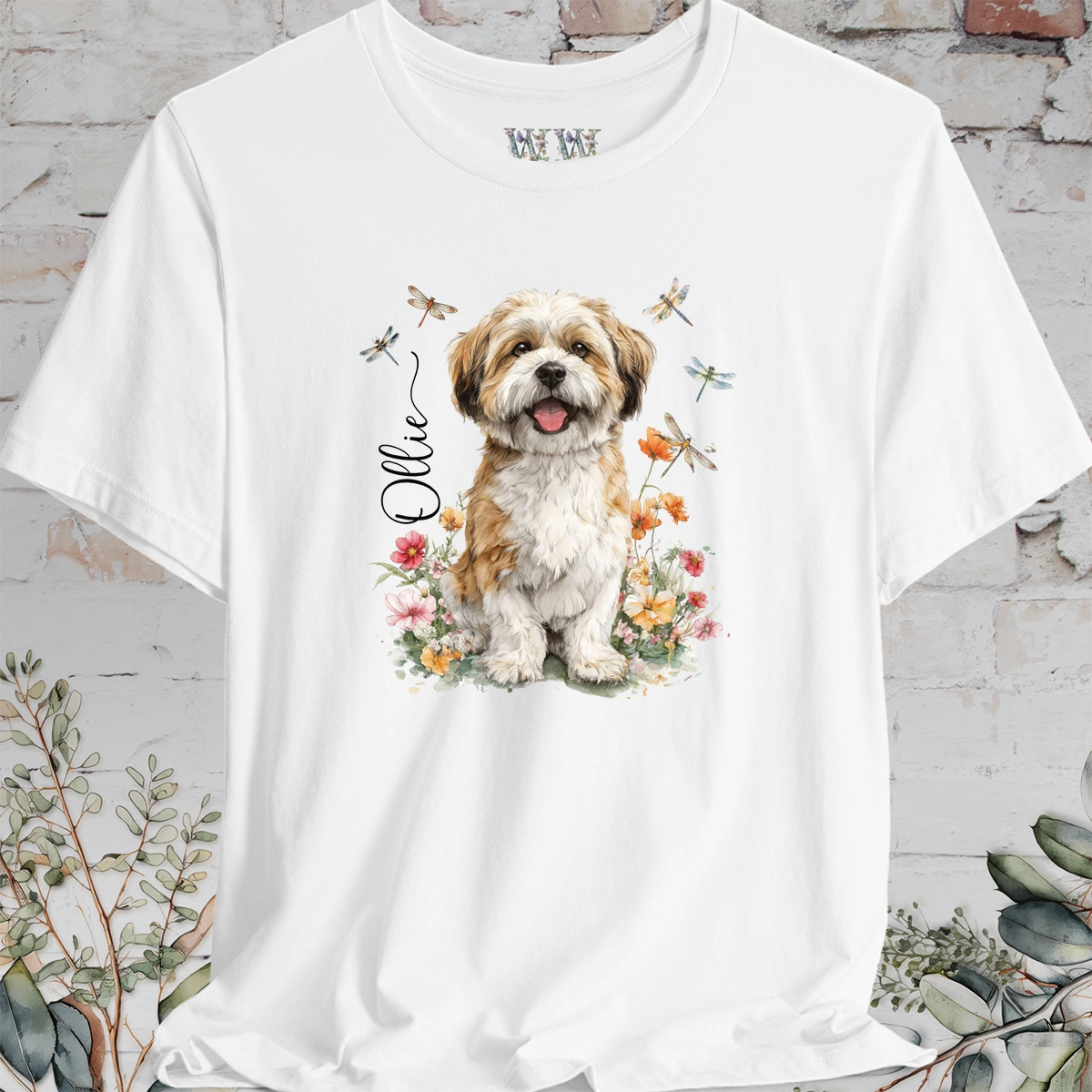 Lhasa Apso Dragonfly Personalized T shirt