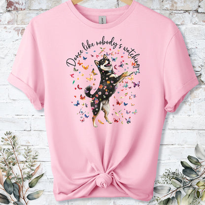 Shiba Inu #1 "Dance like nobody's watching" unisex T shirt