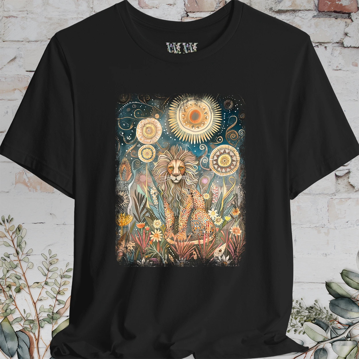 Lion #1 Wild Animals, unisex T-Shirt