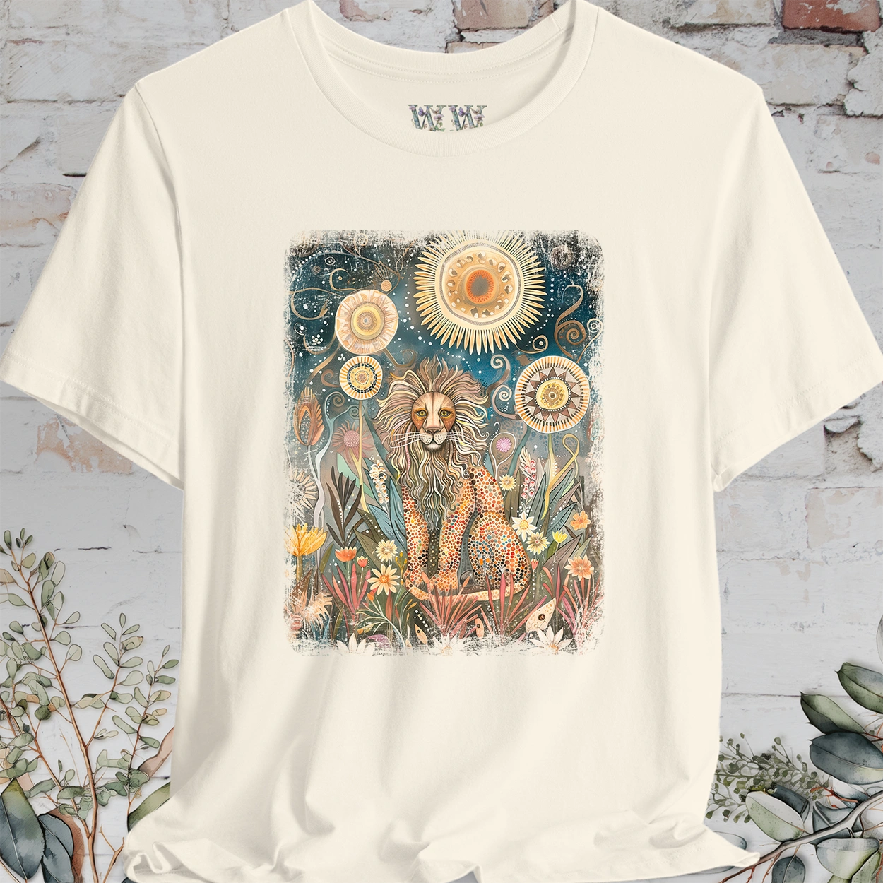 Lion #1 Wild Animals, unisex T-Shirt