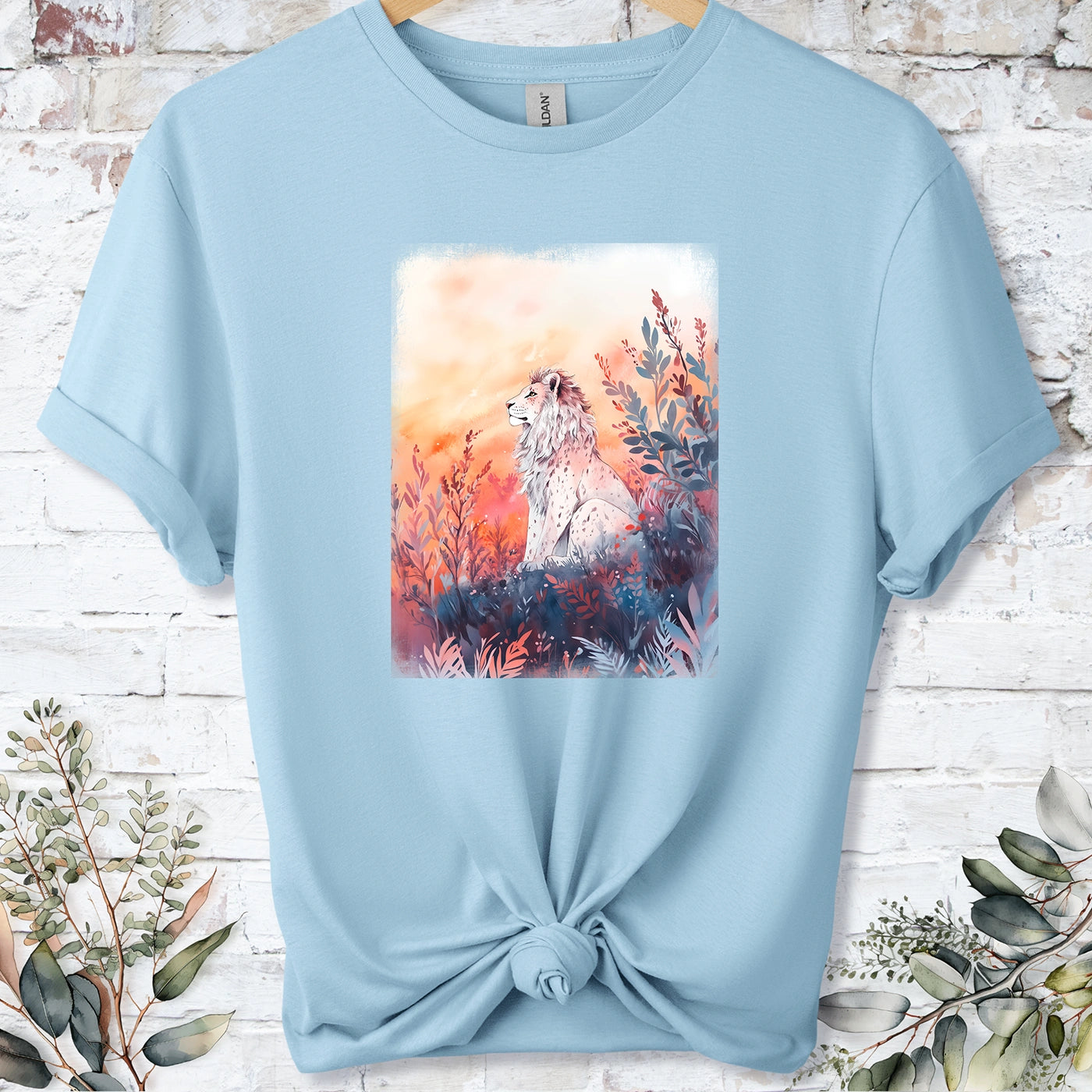 Lion at sunset #2 Unisex T shirt