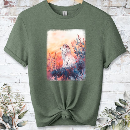 Lion at sunset #2 Unisex T shirt