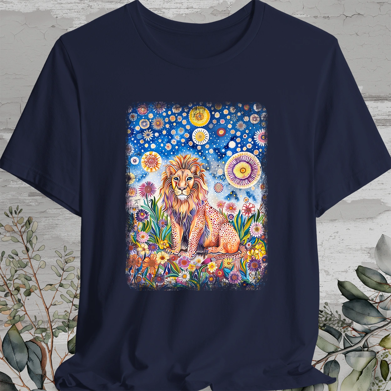 Lion #2 Wild Animals, unisex T-Shirt