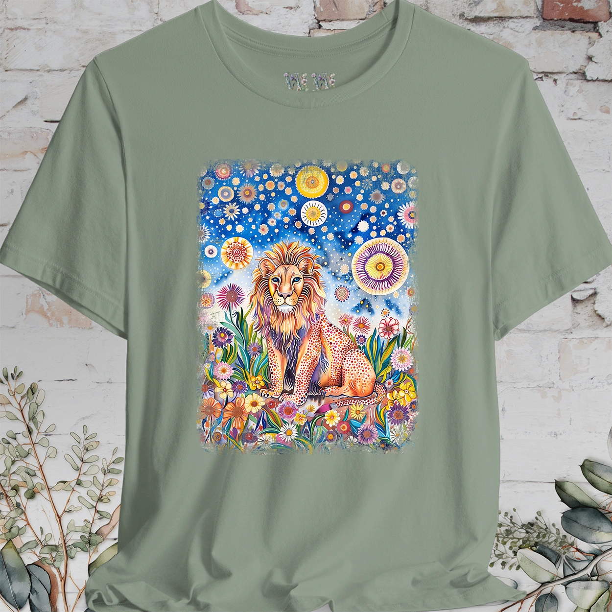 Lion #2 Wild Animals, unisex T-Shirt