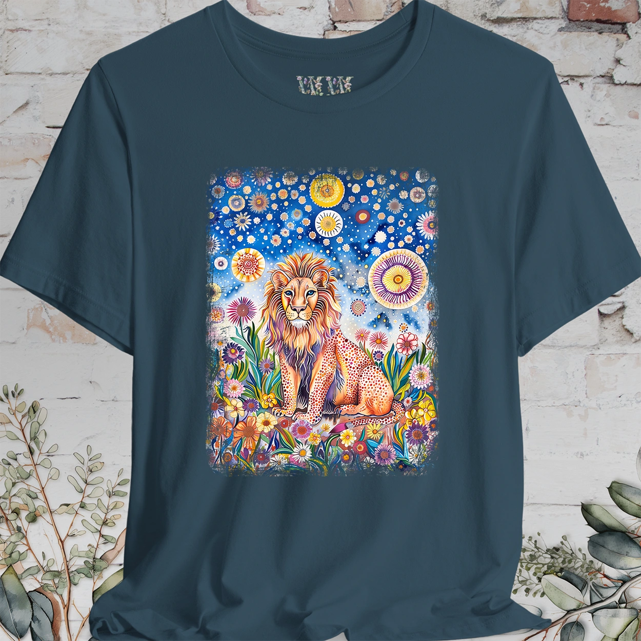 Lion #2 Wild Animals, unisex T-Shirt