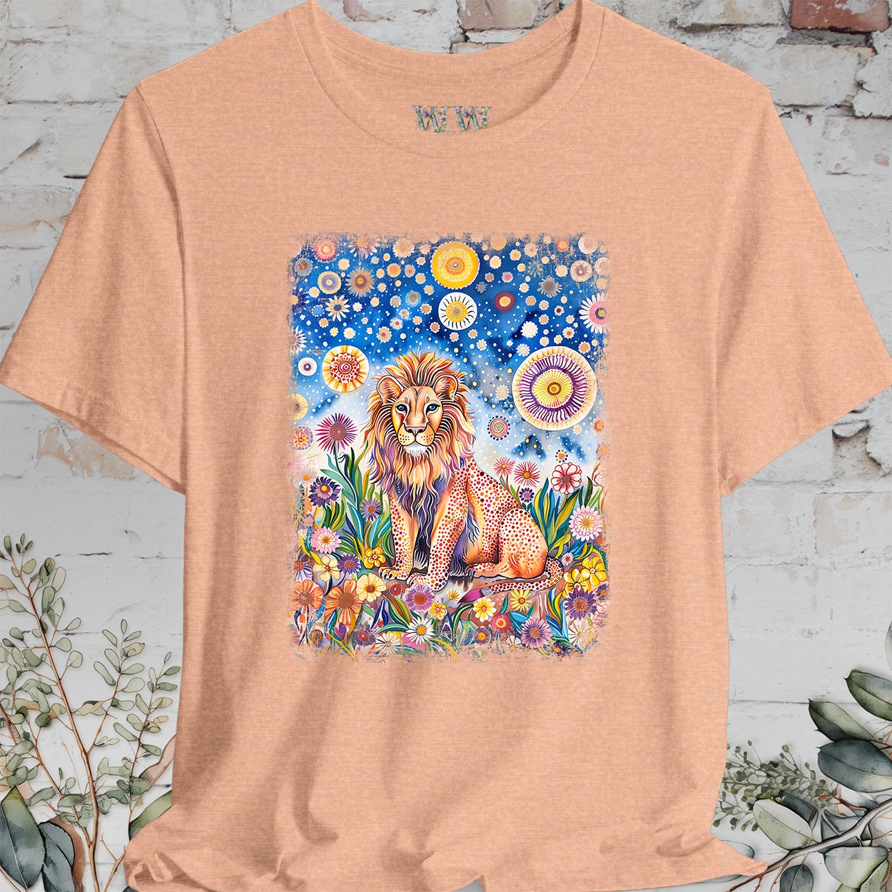 Lion #2 Wild Animals, unisex T-Shirt