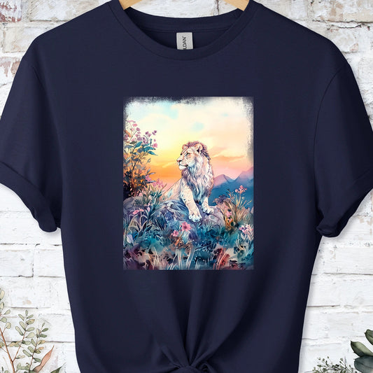 Lion at sunset #5 Unisex T shirt