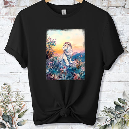 Lion at sunset #5 Unisex T shirt