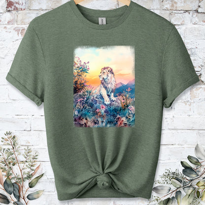 Lion at sunset #5 Unisex T shirt